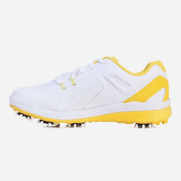 Zapato De Golf Fila Mujer Blancas / Amarillo - Winding - España 051482JEK